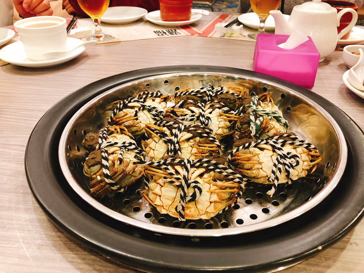 香港オフ会で食べた上海蟹
