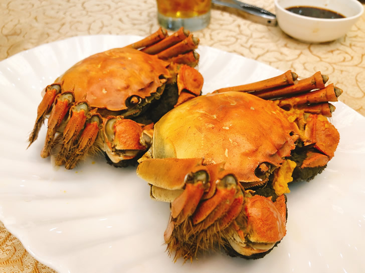 食の都香港で上海蟹を満喫！