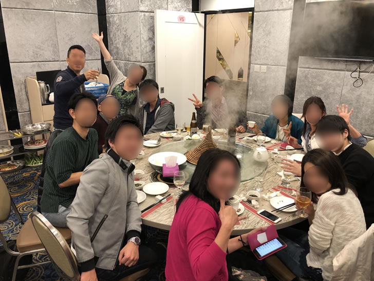 香港オフ会の夕食会で行った海鮮蒸屋さんで大盛り上がり02