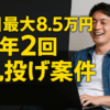 1日最大8.5万円×年2回の丸投げ案件